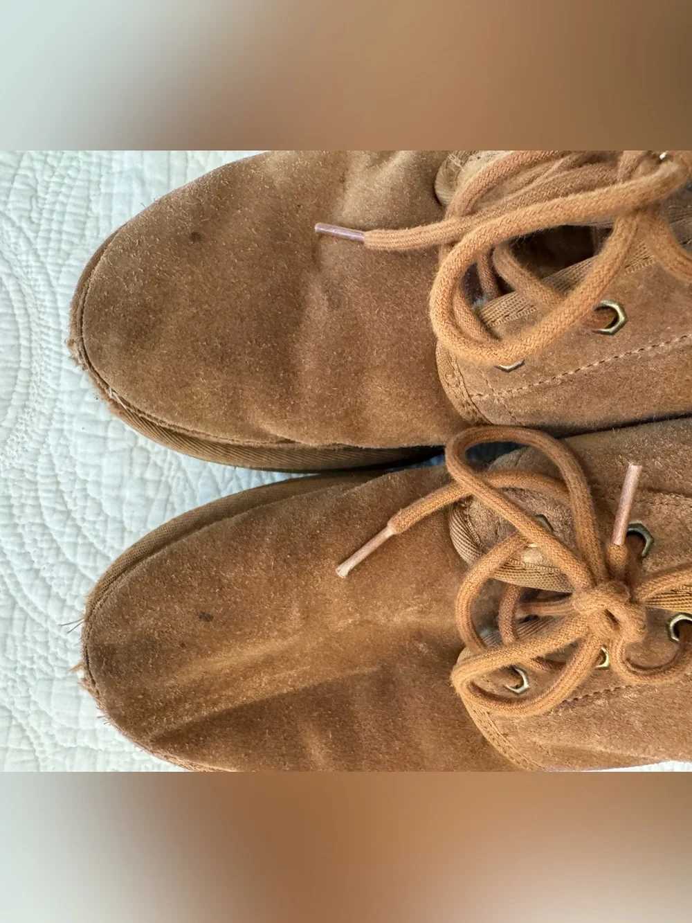 UGG Neumel Men’s Size 10 Chestnut Suede Sheepskin Chukka Boots 3236